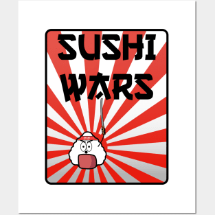 Sushi Wars Lover Lovers Rice Japan Art Style Gift Funny Otaku Posters and Art